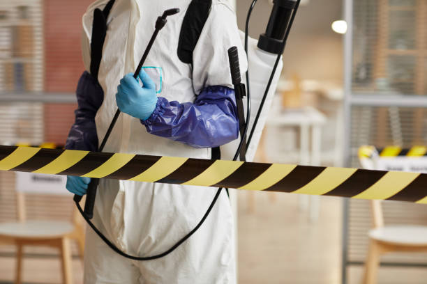 Professional Biohazard Cleanup technician working in Ahwahnee, CA